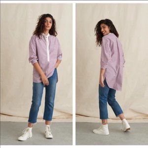 ALEX MILL S Shirt Multistripe Shirttail Tunic - like new